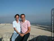 Alice et Manuel au Mont Ventoux - Eté 2003