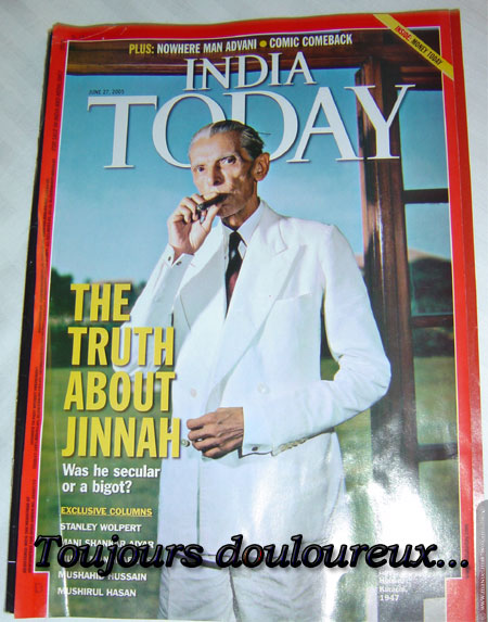 " La couverture de India Today, cette semaine... "